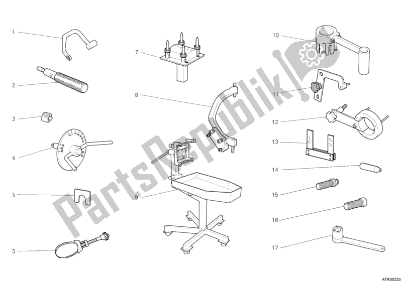 Tutte le parti per il Strumenti Di Servizio Per Officina, Motore I del Ducati Superbike 848 USA 2009